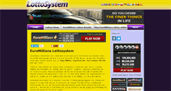 Desktop Screenshot of euromillions-lottosystem.com